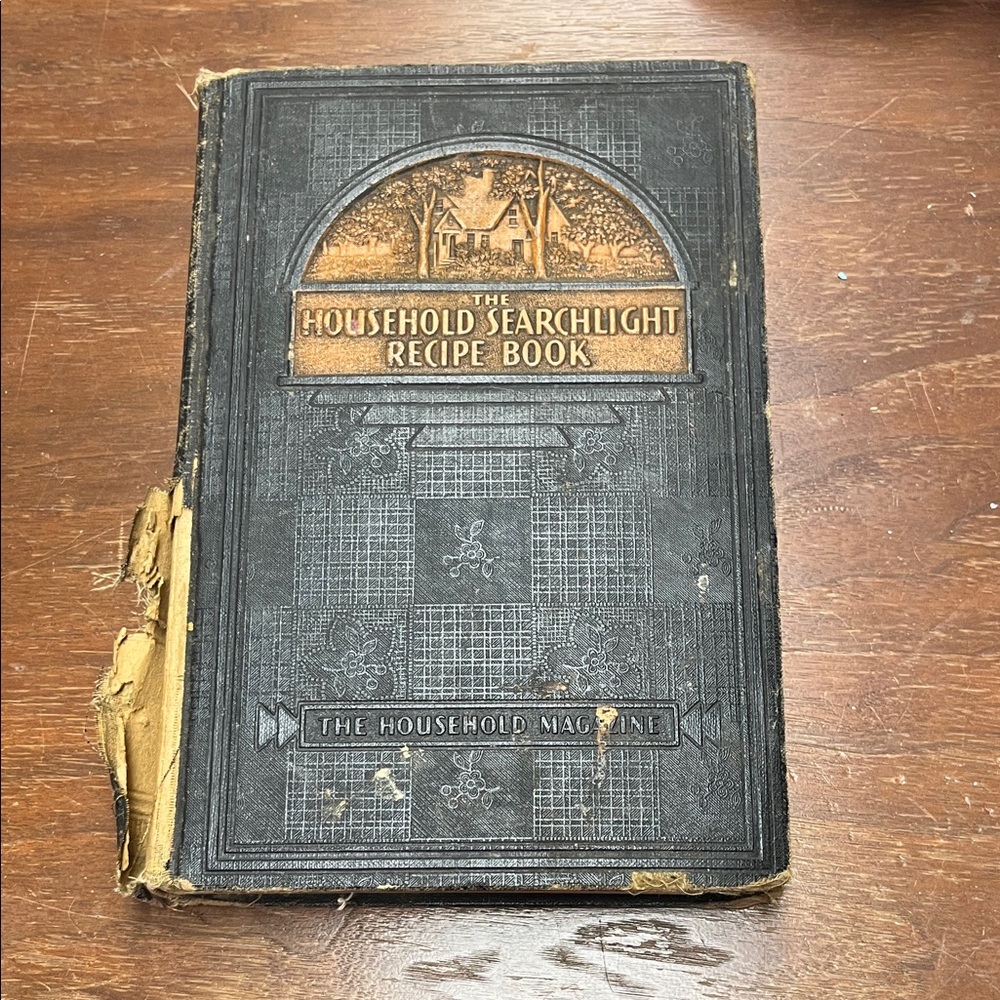 Vintage Household Searchlight Recipe Book 1938